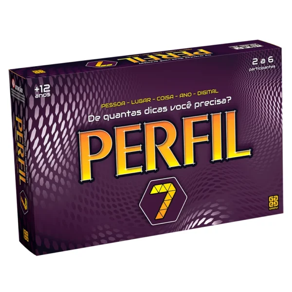 Jogo Perfil 7 Grow 02960 Jogo De Tabuleiro Original