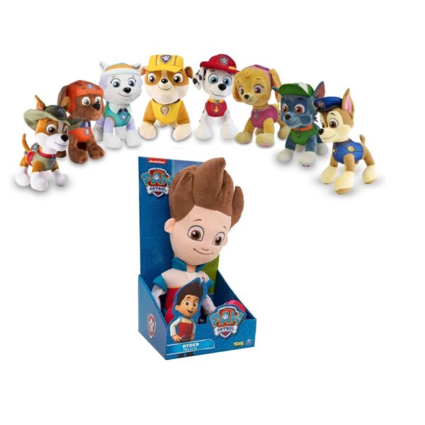 Patrulha Canina – Pelucias 12″ 30cm Coleção com 8 Personagens Sunny