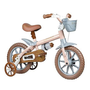 Bicicleta Infantil Aro 12 Nathor Antonella Baby Rosa 2