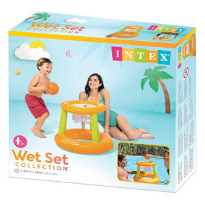 Jogo Basquete Cesta Inflável Com Bola – Intex 58504