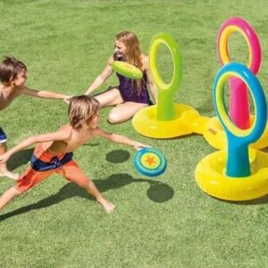 Jogo Lança Disco Campo Colorido Inflável – Intex 57510
