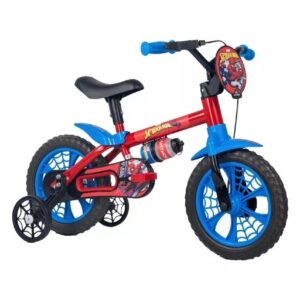 Bicicleta Infantil Aro 12 Nathor Homem Aranha