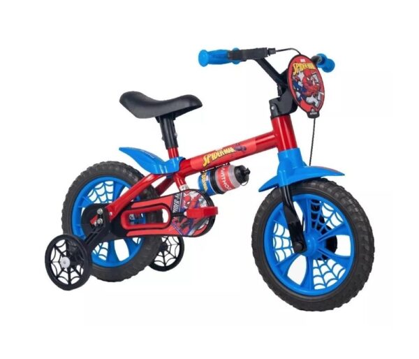 Bicicleta Infantil Aro 12 Nathor Homem Aranha