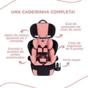 Cadeira Infantil para Carro Versati 9 a 36Kg Tutti Baby Cores