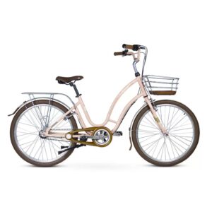 Bicicleta Aro 26 Nathor Retrô Antonella Rosa