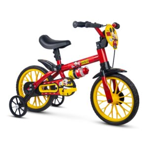 Bicicleta Infantil Aro 12 Nathor Mickey Disney