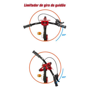 Bicicleta Infantil Aro 12 Nathor Mickey Disney