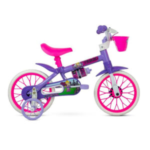 Bicicleta Infantil Aro 12 Nathor Violet Lilas 4