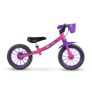 Bicicleta Infantil Equilíbrio Balance Nathor 12″ Pink 3