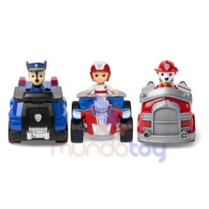 Kit 3 Veículos Carrinhos Chase, Ryder E Marshall – Patrulha Canina