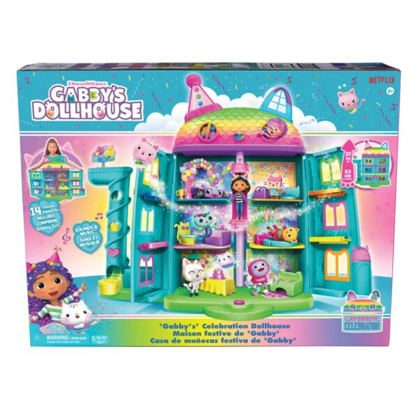 Casa Magica da Gabby’s Dollhouse Playset Celebração – Sunny