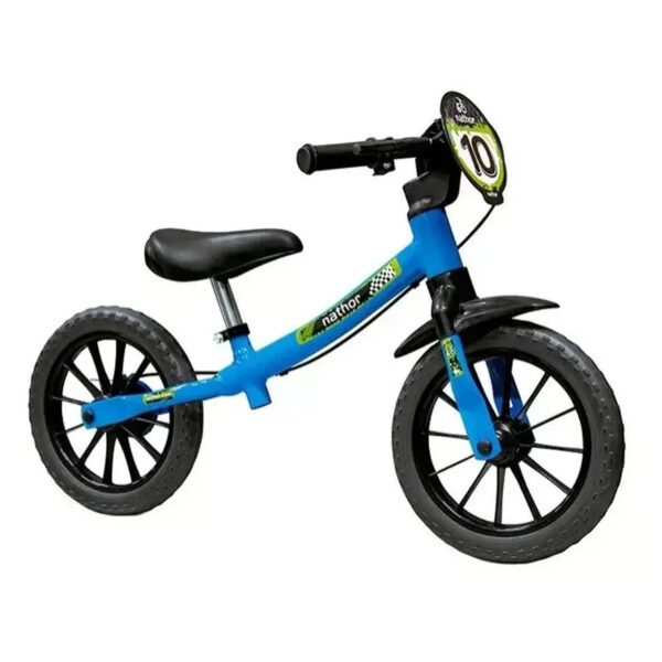 Bicicleta Infantil Equilíbrio Balance Nathor 12″ Mod 04 Azul