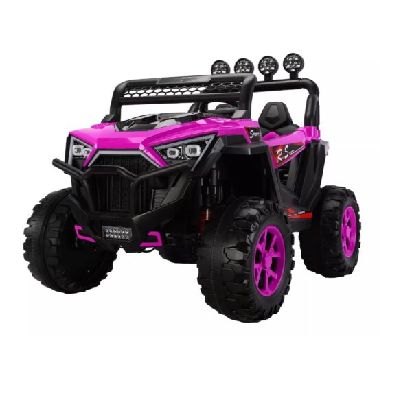 Carro Elétrico Infantil Super Cross 4×4 Rosa 12v – Zippy Toys