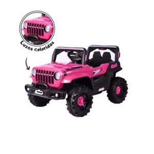 Carro Elétrico Infantil Jipe Off-road 12v Rosa – Zippy Toys