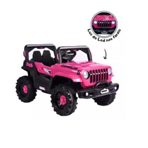 Carro Elétrico Infantil Jipe Off-road 12v Rosa – Zippy Toys