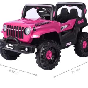Carro Elétrico Infantil Jipe Off-road 12v Rosa – Zippy Toys