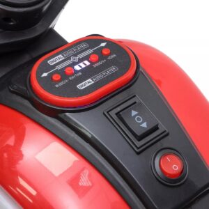 Mini Moto Elétrica Infantil Halei Bateria 6v Vermelho Zippy Toys