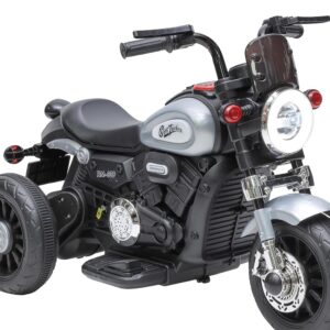 Mini Moto Elétrica Infantil Halei Bateria 6v Cinza Zippy Toys