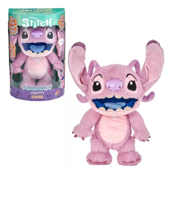 Pelúcia Interativa (Fantoche) com 50 Sons Angel – Stitch Wow – Sunny