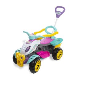 Carrinho De Passeio Infantil Empurrador Pedal Criança Maral