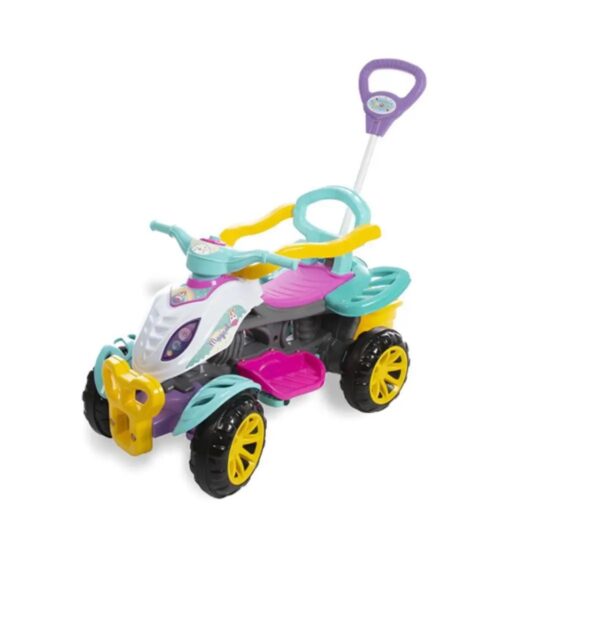 Carrinho De Passeio Infantil Empurrador Pedal Criança Maral