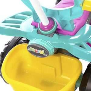 Carrinho De Passeio Infantil Empurrador Pedal Criança Maral