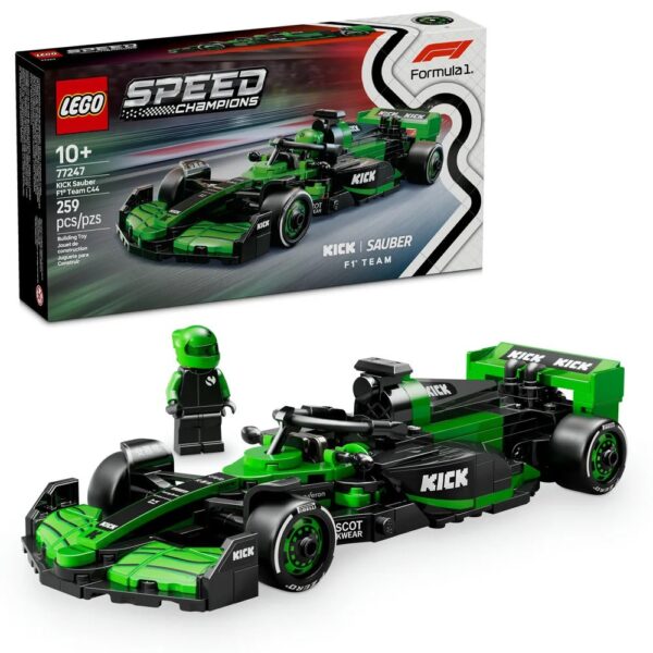 Lego Speed Champions 77247 – Carro de Corrida KICK Sauber F1 Team C44