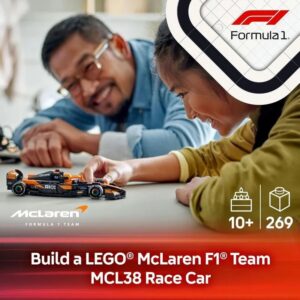 Lego Speed Champions 77251 – Carro de Corrida Mclaren F1 Team Mcl38