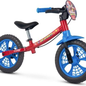 Bicicleta Infantil Equilíbrio Balance Nathor 12″ Homem Aranha