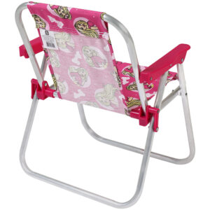 kit 2 Cadeira Infantil em Alumínio Barbie + Hot Wheels Bel