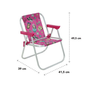 Cadeira Infantil em Alumínio Barbie Bel