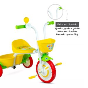 Triciclo Infantil Nathor De Alumínio Kids 5