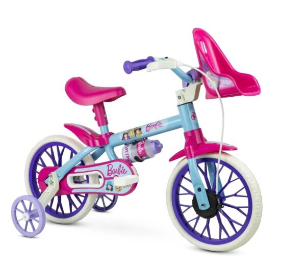 Bicicleta Infantil Aro 12 Nathor Barbie