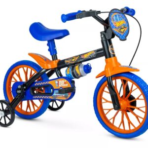 Bicicleta Infantil Aro 12 Nathor Hot Wheels