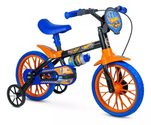 Bicicleta Infantil Aro 12 Nathor Hot Wheels
