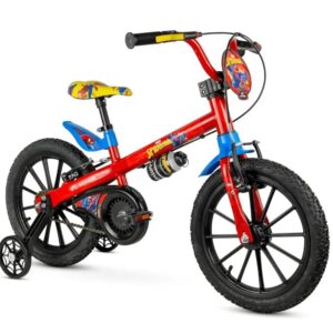 Bicicleta Infantil Aro 16 Nathor Spider Man 02