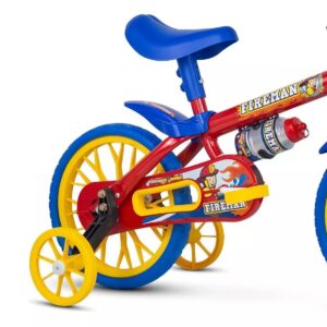 Bicicleta Infantil Aro 12 Nathor Fireman