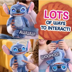 Pelúcia Interativa Com Os Olhos Emotivos Stitch – Sunny 4578