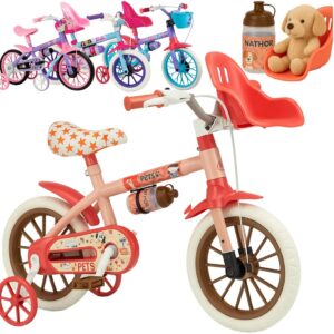 Bicicleta Infantil Aro 12 Com Rodinhas Personagens Nathor