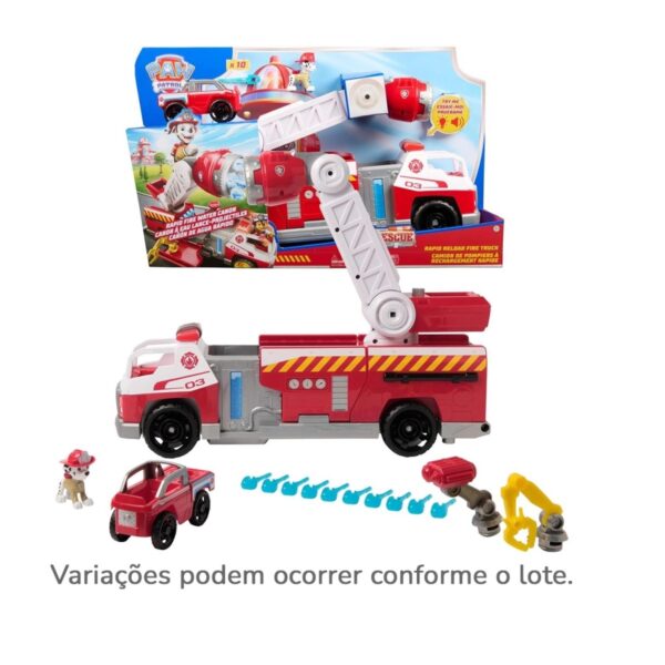 Patrulha Canina – Caminhao De Bombeiro Deluxe Fire Rescue Sunny