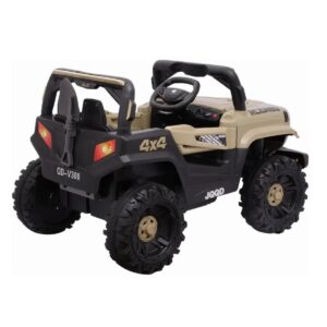 Carro Elétrico Infantil Jipe Off-road 12v Bege Zippy Toys