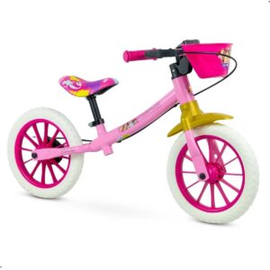 Bicicleta Infantil Equilíbrio Balance Nathor 12″ Princesas