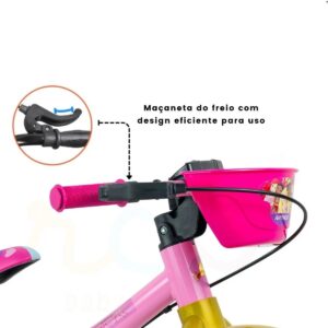 Bicicleta Infantil Equilíbrio Balance Nathor 12″ Princesas