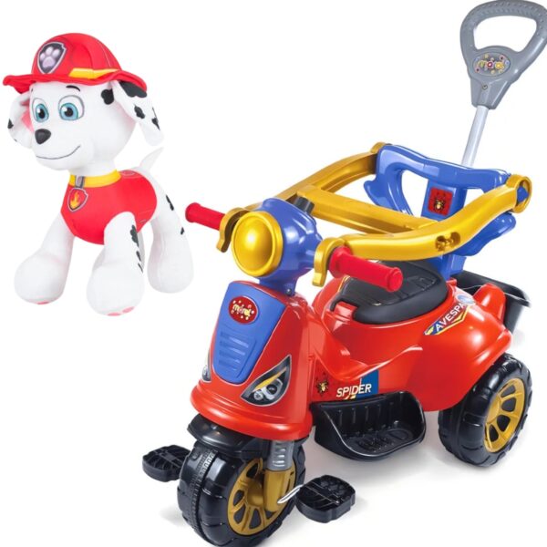 Triciclo Infantil De Pedal 2 Em 1 Motoca Avespa Spider – Maral 3058