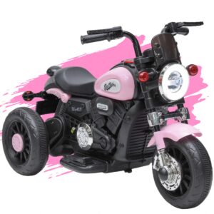 Mini Moto Elétrica Infantil Halei Bateria 6v Rosa Zippy Toys