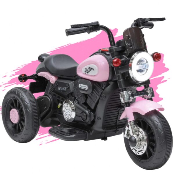 Mini Moto Elétrica Infantil Halei Bateria 6v Rosa Zippy Toys