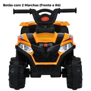 Quadriciclo Elétrico Infantil Atv 6v Zippy Toys Laranja