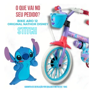 Bicicleta Infantil Aro 12 Nathor Stitch