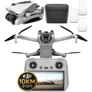 DRONE DJI MINI 3 FLY MORE COMBO BR (COM TELA) 4K ATE 25KM – MULTI