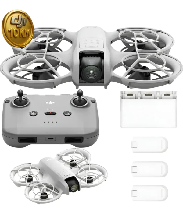 Drone Dji Neo Fly More Combo Sem Tela 4k Ate 10km 3 Baterias Multi